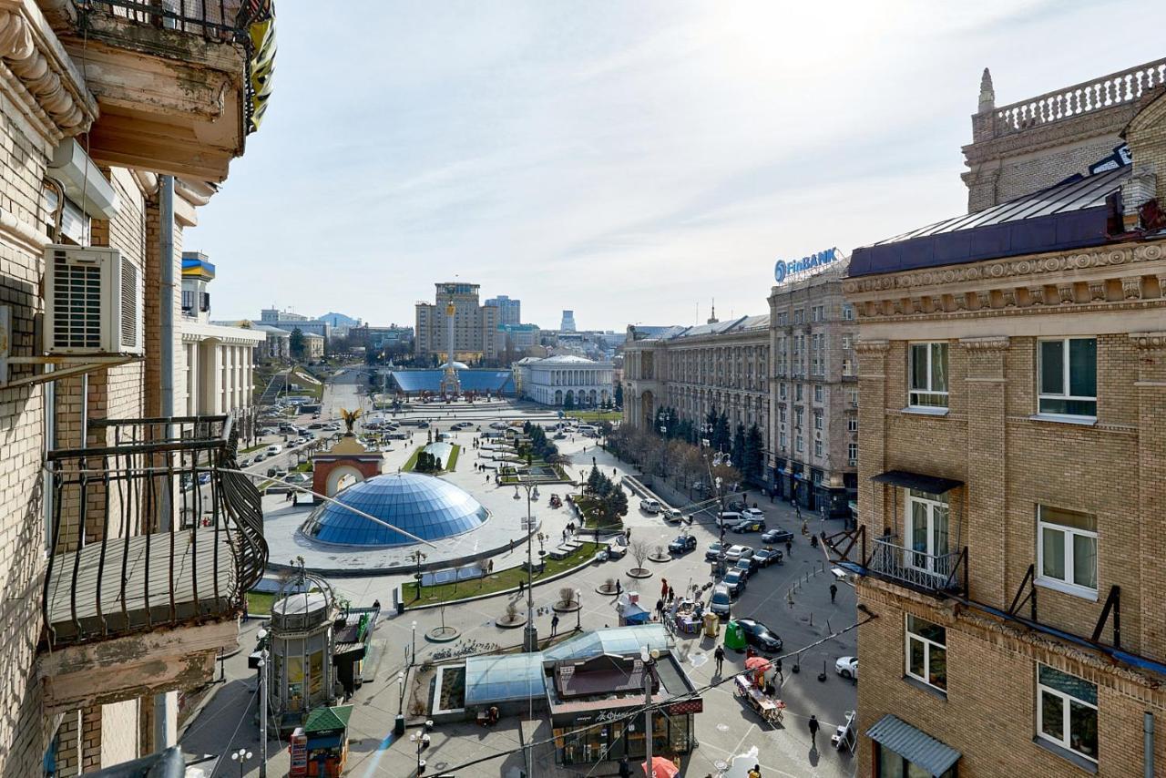 Студія З Видом На Майдан Незалежності Kyiv Exterior photo